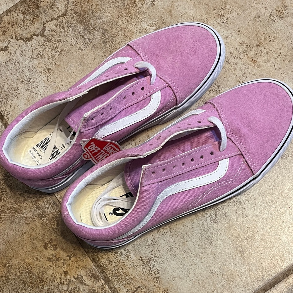 Vans Women's Pastel Pink Sneakers